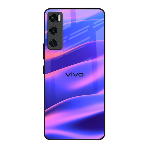 Colorful Dunes Vivo V20 SE Glass Back Cover Online