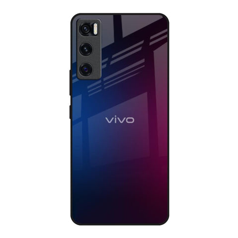 Mix Gradient Shade Vivo V20 SE Glass Back Cover Online