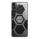 Hexagon Style Vivo V20 SE Glass Back Cover Online