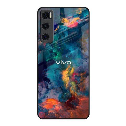 Colored Storm Vivo V20 SE Glass Back Cover Online