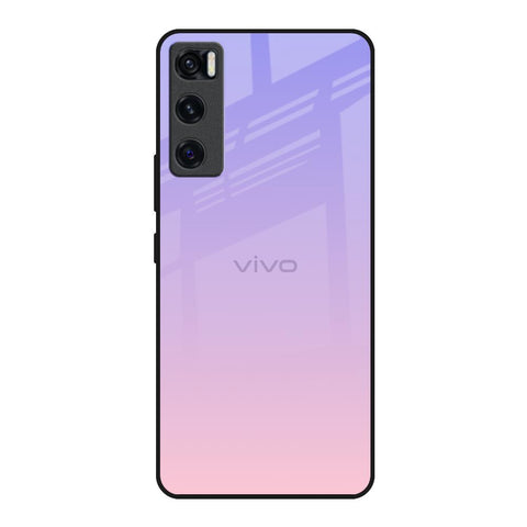 Lavender Gradient Vivo V20 SE Glass Back Cover Online