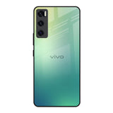 Dusty Green Vivo V20 SE Glass Back Cover Online