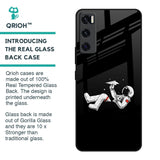 Space Traveller Glass Case for Vivo V20 SE