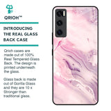 Diamond Pink Gradient Glass Case For Vivo V20 SE