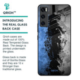 Dark Grunge Glass Case for Vivo V20 SE