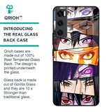 Anime Eyes Glass Case for Vivo V20 SE