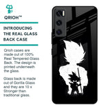 Monochrome Goku Glass Case for Vivo V20 SE