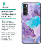 Alcohol ink Marble Glass Case for Vivo V20 SE