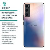 Blue Mauve Gradient Glass Case for Vivo V20 SE