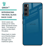 Cobalt Blue Glass Case for Vivo V20 SE