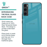 Oceanic Turquiose Glass Case for Vivo V20 SE