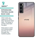 Golden Mauve Glass Case for Vivo V20 SE