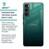 Palm Green Glass Case For Vivo V20 SE