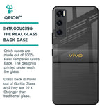 Grey Metallic Glass Case For Vivo V20 SE