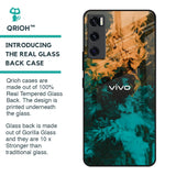 Watercolor Wave Glass Case for Vivo V20 SE