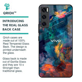 Colored Storm Glass Case for Vivo V20 SE