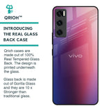 Multi Shaded Gradient Glass Case for Vivo V20 SE