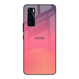 Sunset Orange Vivo V20 SE Glass Cases & Covers Online