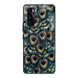 Peacock Feathers Vivo V20 SE Glass Cases & Covers Online