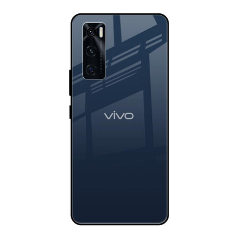 Overshadow Blue Vivo V20 SE Glass Cases & Covers Online