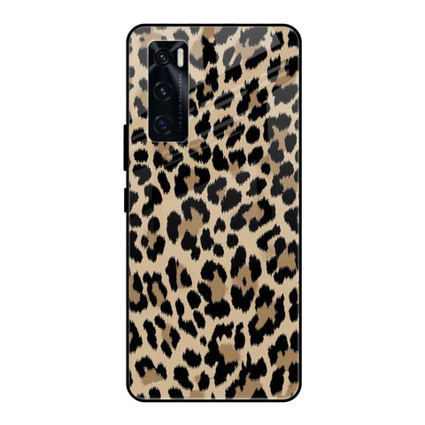Leopard Seamless Vivo V20 SE Glass Cases & Covers Online