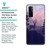 Deer In Night Glass Case For Vivo V20 SE