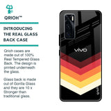 Abstract Arrow Pattern Glass Case For Vivo V20 SE