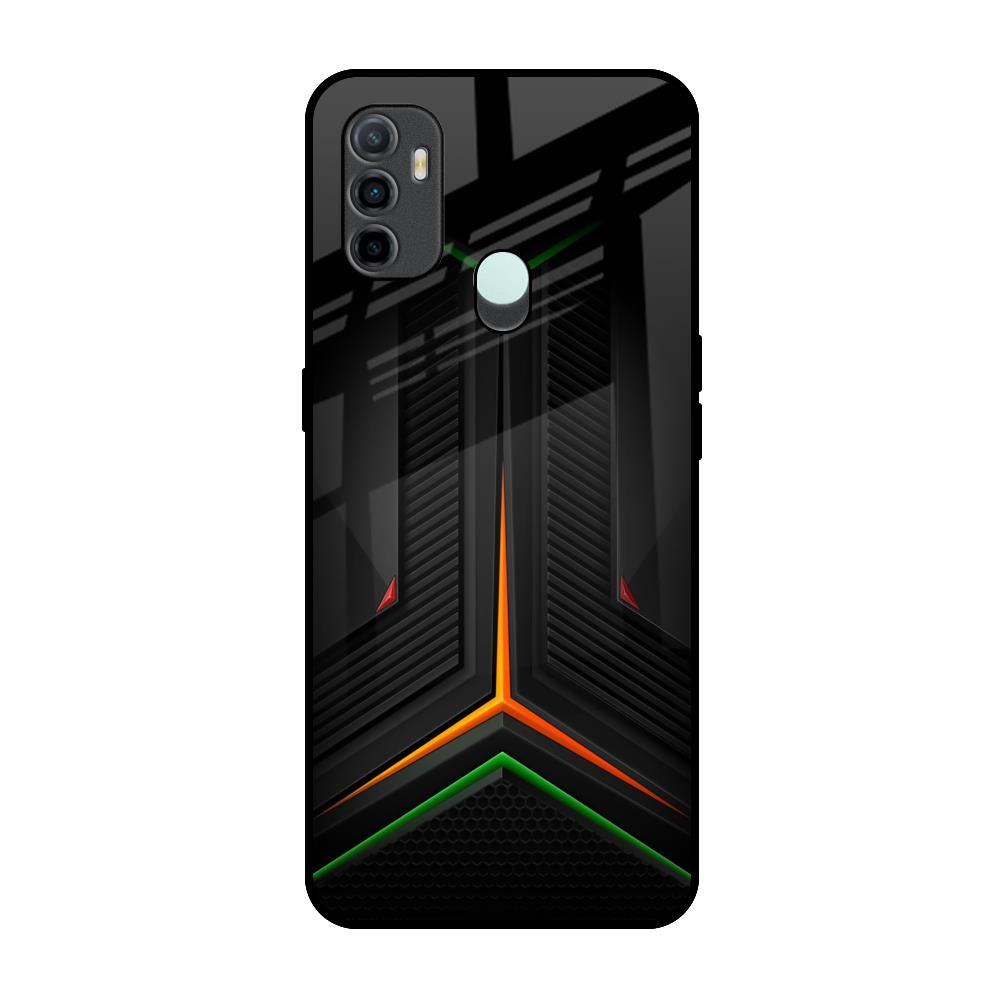 Modern Ultra Chevron Oppo A33 Glass Back Cover Online