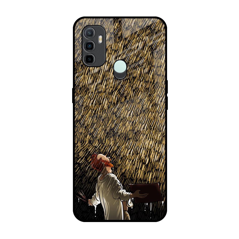 Rain Festival Oppo A33 Glass Back Cover Online