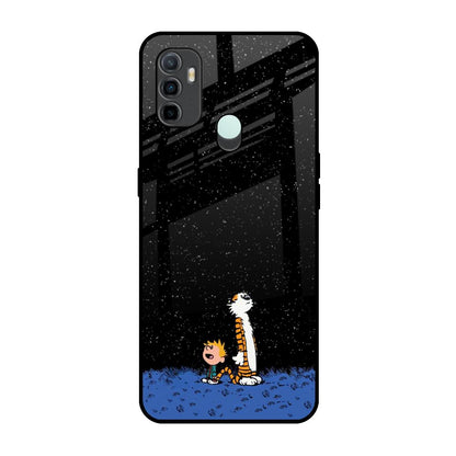 Night Sky Star Oppo A33 Glass Back Cover Online