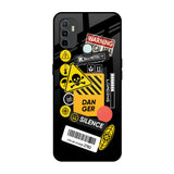 Danger Signs Oppo A33 Glass Back Cover Online