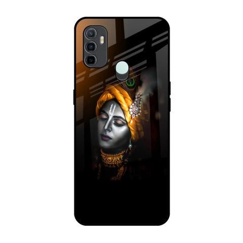 Ombre Krishna Oppo A33 Glass Back Cover Online