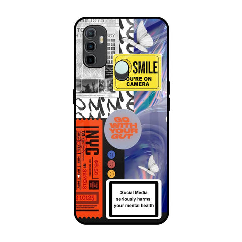 Smile for Camera Oppo A33 Glass Back Cover Online