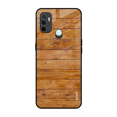 Timberwood Oppo A33 Glass Back Cover Online