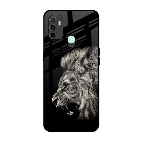 Brave Lion Oppo A33 Glass Back Cover Online