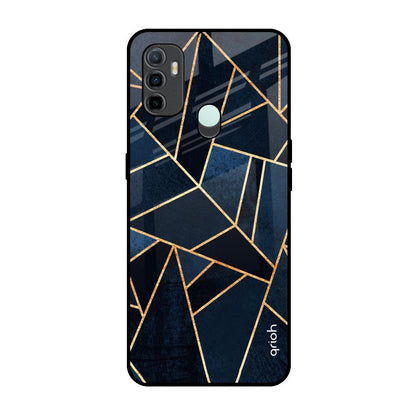 Abstract Tiles Oppo A33 Glass Back Cover Online