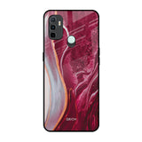 Crimson Ruby Oppo A33 Glass Back Cover Online