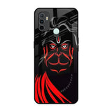 Lord Hanuman Oppo A33 Glass Back Cover Online
