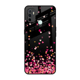 Heart Rain Fall Oppo A33 Glass Back Cover Online