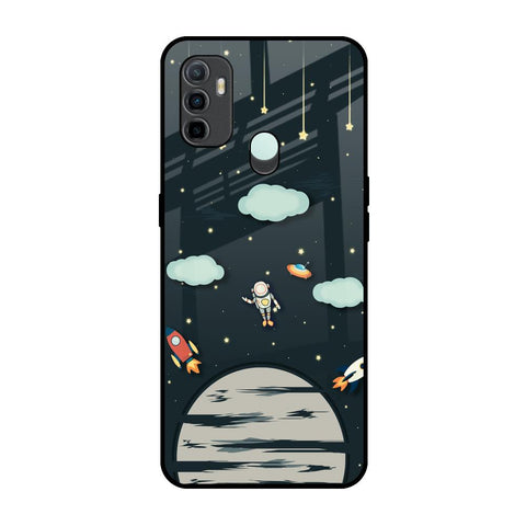 Astronaut Dream Oppo A33 Glass Back Cover Online