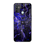 Techno Color Pattern Oppo A33 Glass Back Cover Online