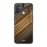 Diagonal Slash Pattern Oppo A33 Glass Back Cover Online