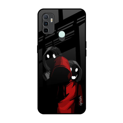 Shadow Character Oppo A33 Glass Back Cover Online