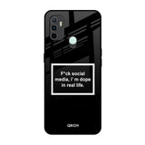 Dope In Life Oppo A33 Glass Back Cover Online