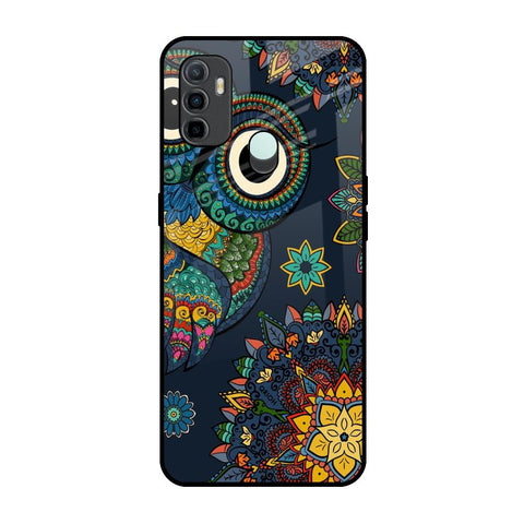 Owl Art Oppo A33 Glass Back Cover Online