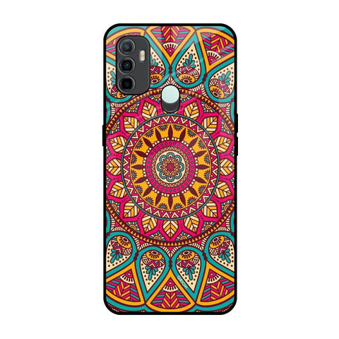 Elegant Mandala Oppo A33 Glass Back Cover Online