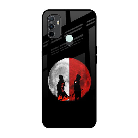 Anime Red Moon Oppo A33 Glass Back Cover Online
