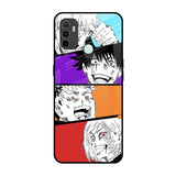 Anime Sketch Oppo A33 Glass Back Cover Online