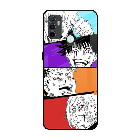 Anime Sketch Oppo A33 Glass Back Cover Online