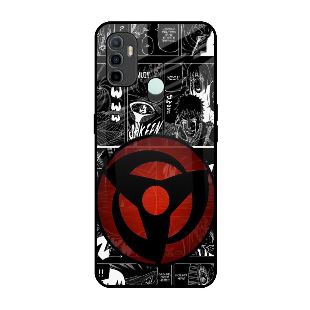 Sharingan Oppo A33 Glass Back Cover Online